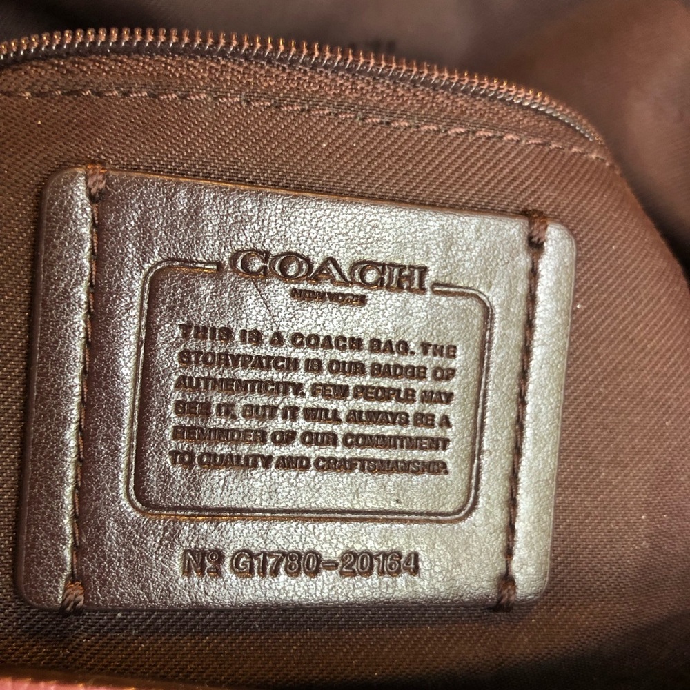 Coach Orchid Pink Leather and Suede Women's Bag - Picture 10 of 16